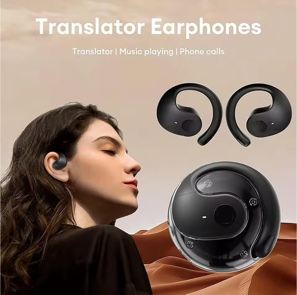 TrueConnect Waterproof Translation Earbuds.