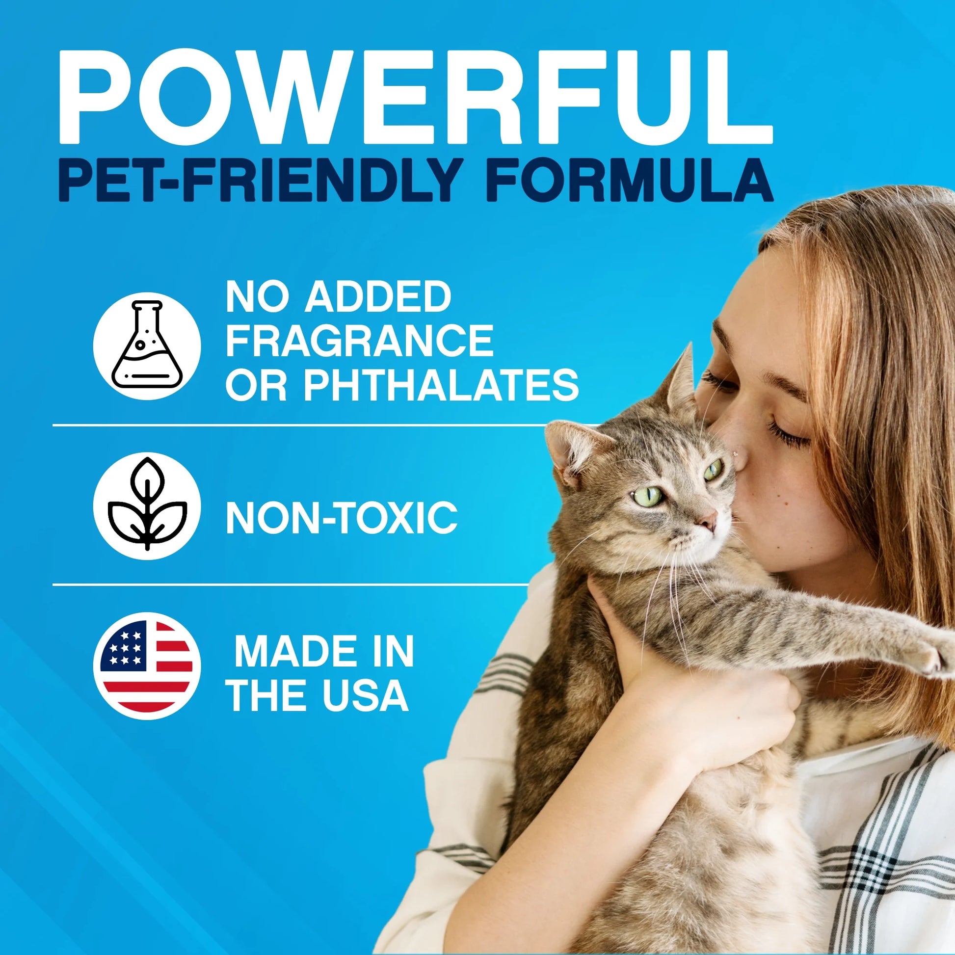 Cat Litter Deodorizer - Litter Box Odor Eliminator - Less Scooping Extends Kitty Litter Lifespan - Fragrance-Free Formula Eliminates Unpleasant Cat Odors - Fresh Scent Litter Pans